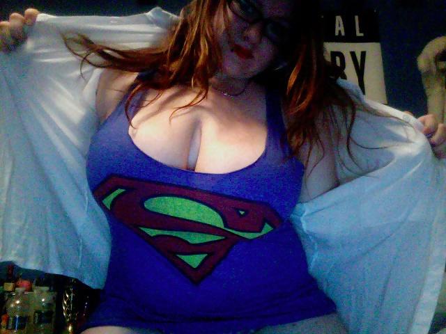 25P Super HUGE titted nerdy girl