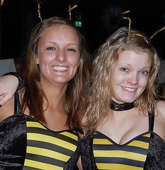 25P Danish teens-189-190-party cleavage breasts touched stomach 