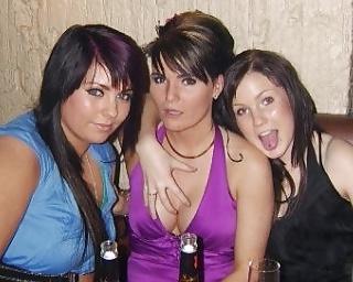 25P Danish teens-189-190-party cleavage breasts touched stomach 