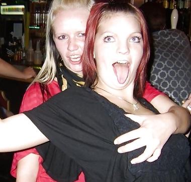 25P Danish teens-189-190-party cleavage breasts touched stomach 