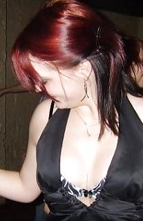 25P Danish teens-189-190-party cleavage breasts touched stomach 