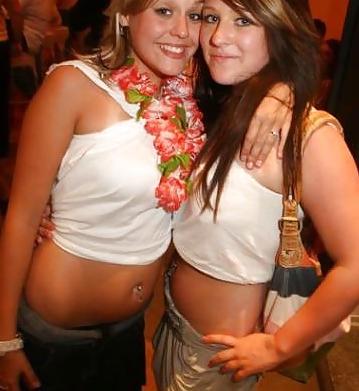 25P Danish teens & women-195-196-party cleavage breasts touched 