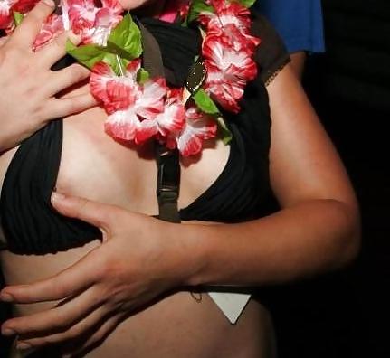 25P Danish teens & women-195-196-party cleavage breasts touched 