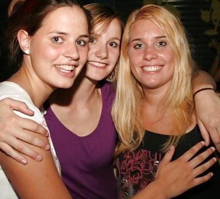 25P Danish teens & women-195-196-party cleavage breasts touched 