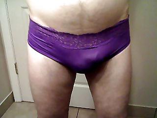 5P Satin and lace panties