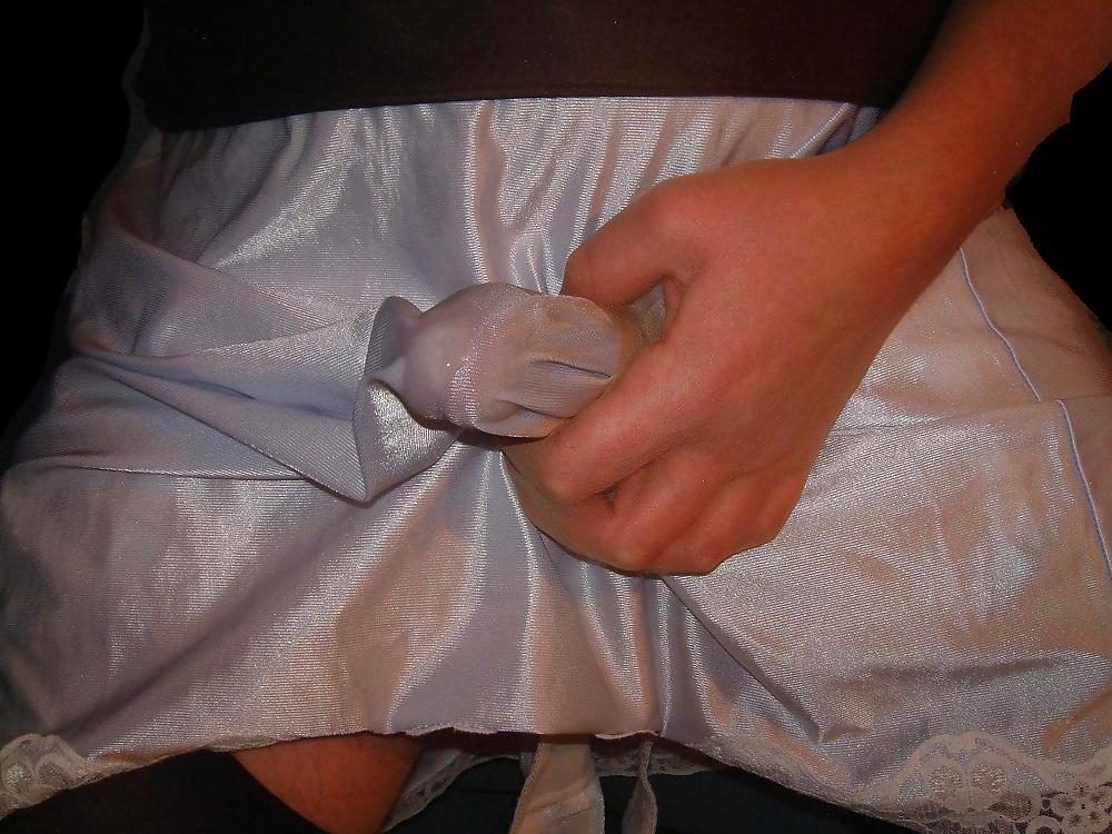 14P Petticoat slip cum for sissy pantie girls