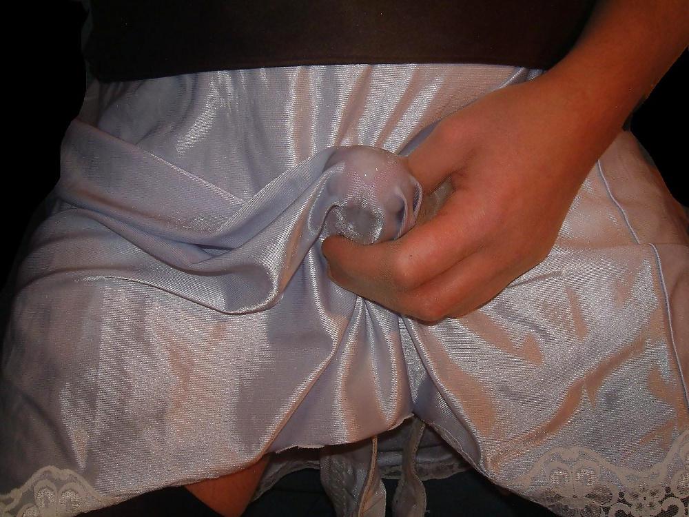 14P Petticoat slip cum for sissy pantie girls