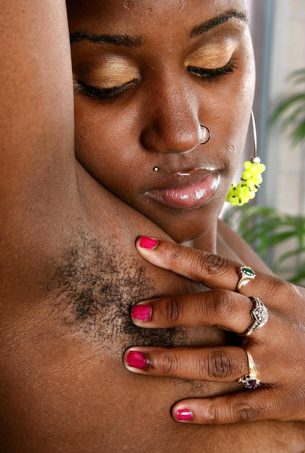 25P Black beauties showing hairy armpits - and more! (3)
