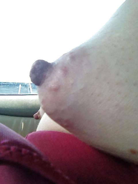 11P Driving topless to give the girls some fresh air