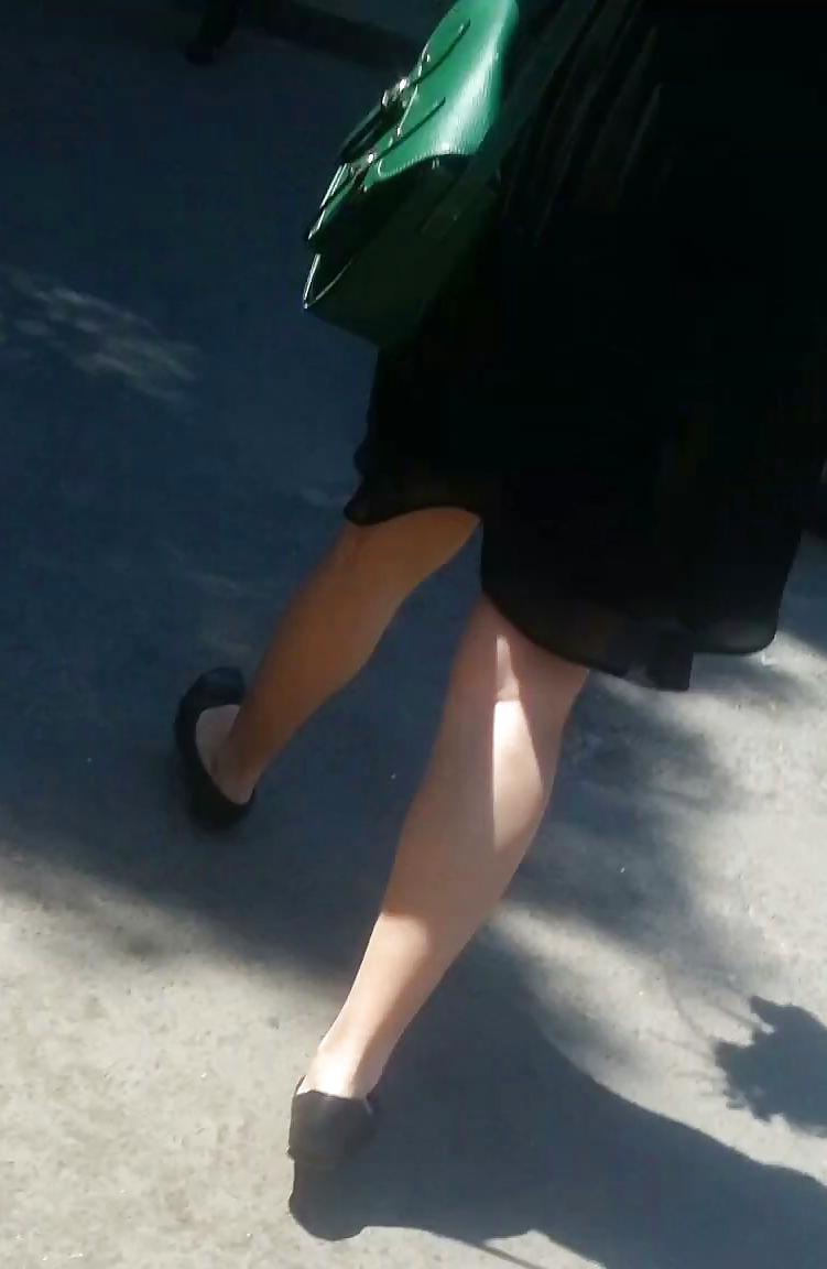 24P Spy feet and nylon romanian