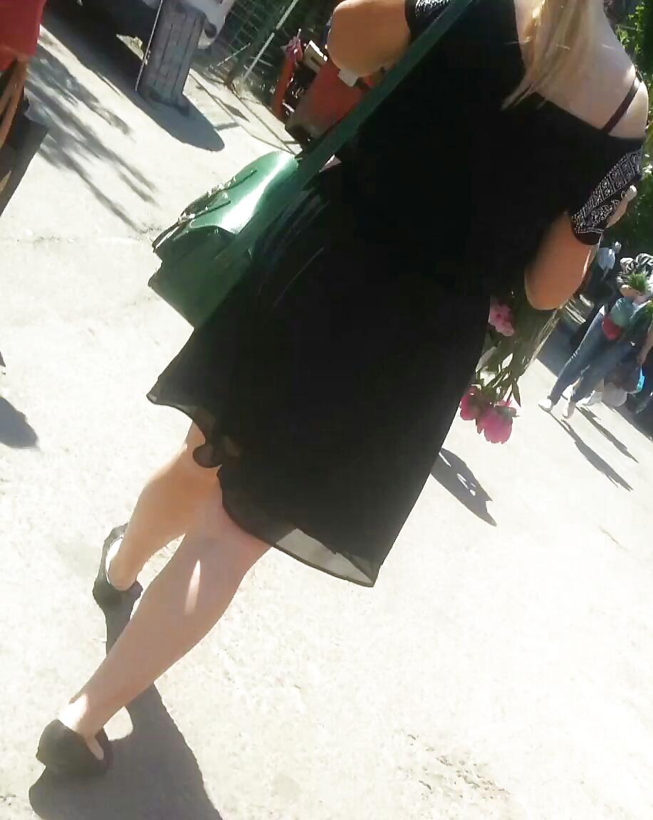 24P Spy feet and nylon romanian