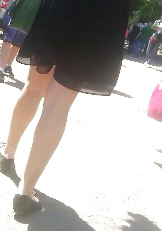 24P Spy feet and nylon romanian