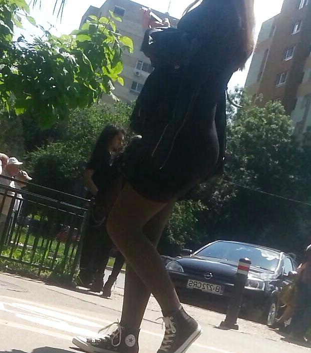 24P Spy feet and nylon romanian