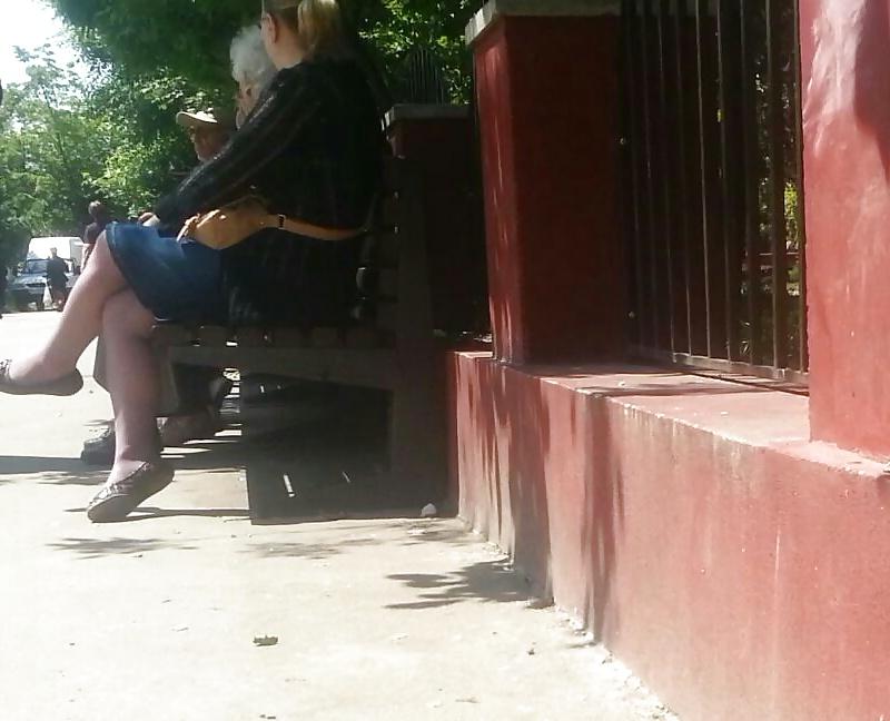 24P Spy feet and nylon romanian