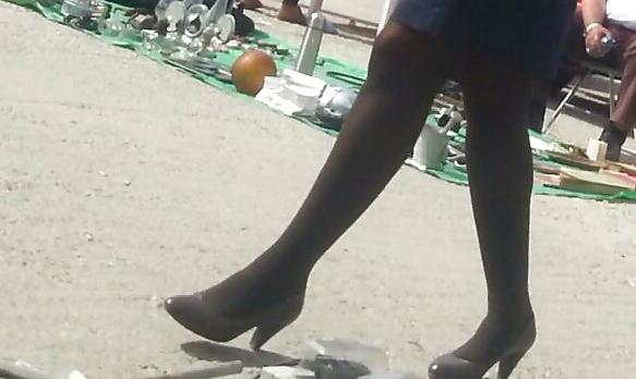 24P Spy feet and nylon romanian