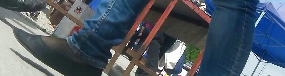 24P Spy feet and nylon romanian