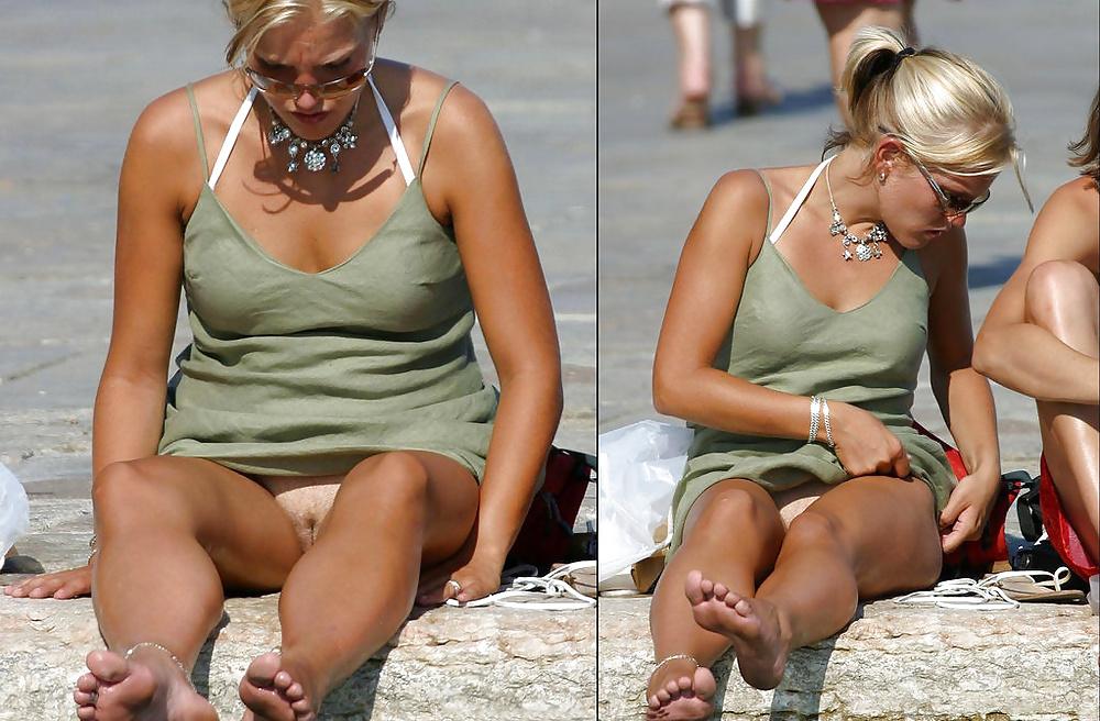 22P Unshaved upskirt