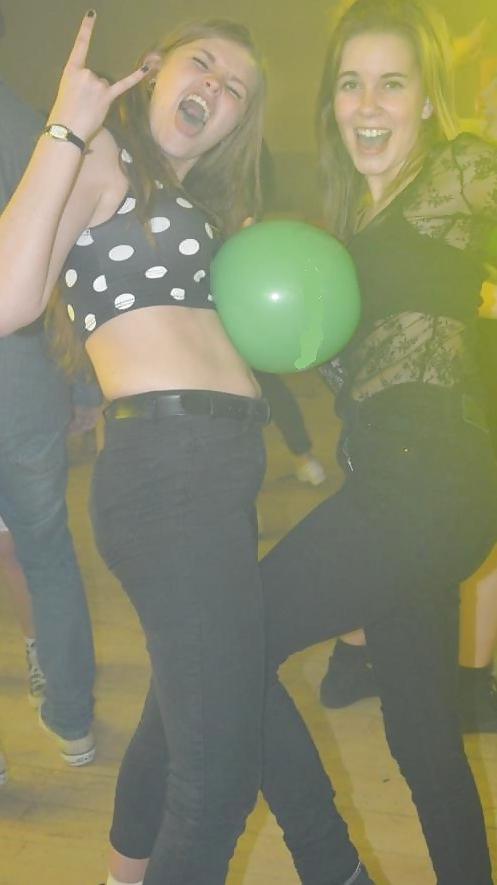 25P Danish teens-153-154-wet clothes party cleavage upskirt 