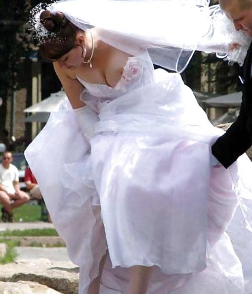 25P Bridal Cleavage and Downblouse