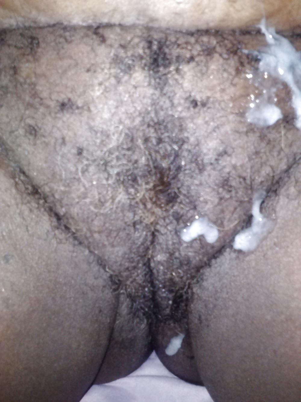 5P Nutting on the black pussy