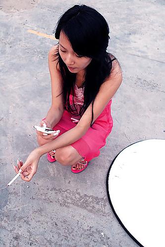 25P smoking fetish asian - rauchende asiatische schoenheiten