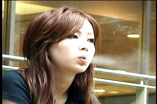 25P smoking fetish asian - rauchende asiatische schoenheiten