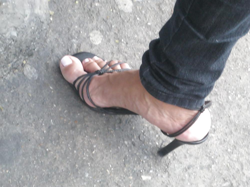 11P The sexy sandals and feet of  my neighbor