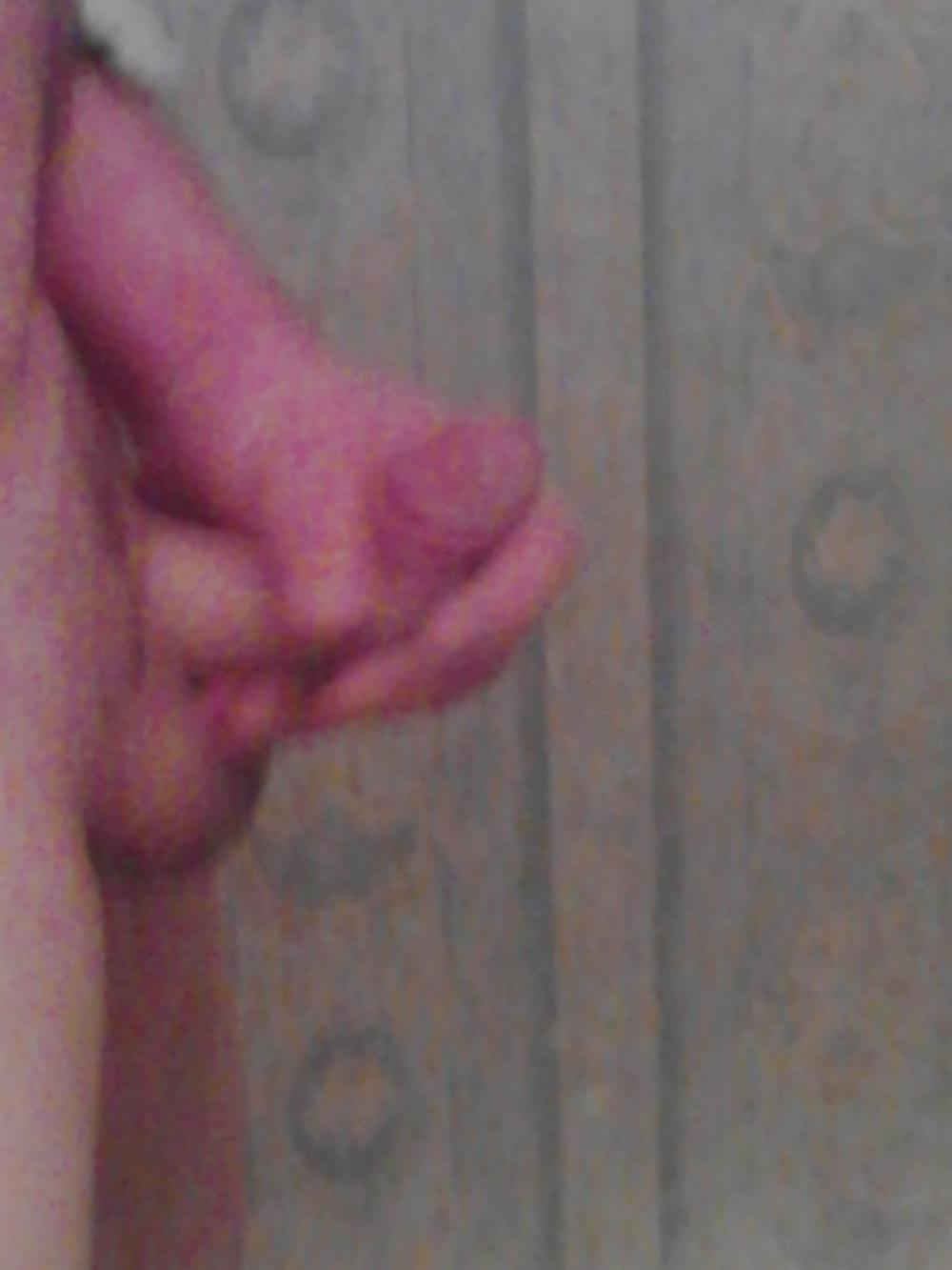 6P Stroking my cock after my shower