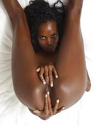 25P Sexy Black & Ebony GODDES -L1390-