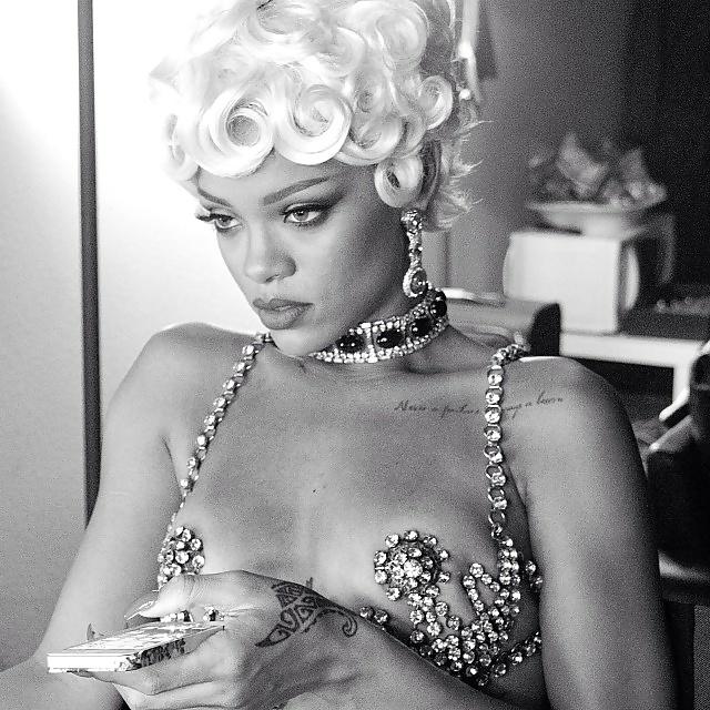 17P Rihanna Nipple, Seethrough, Pokies, Nip Ring