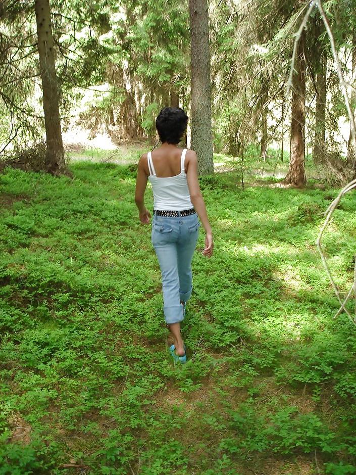 16P Turkish teen in the wood