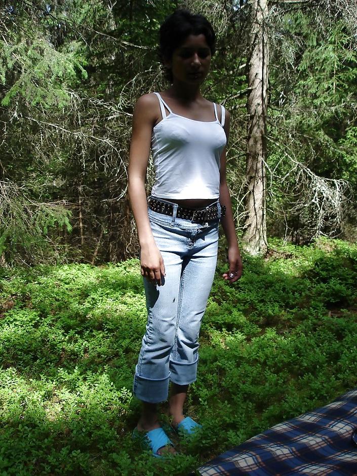 16P Turkish teen in the wood