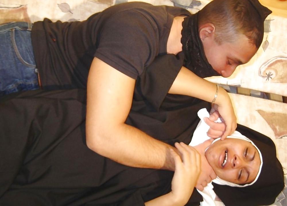 12P Black Nun Gets Fucked Hard By White Cock