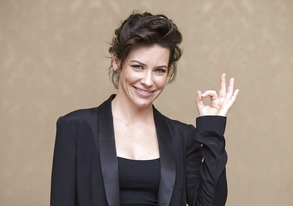 21P Evangeline Lilly   BACK IN BLACK