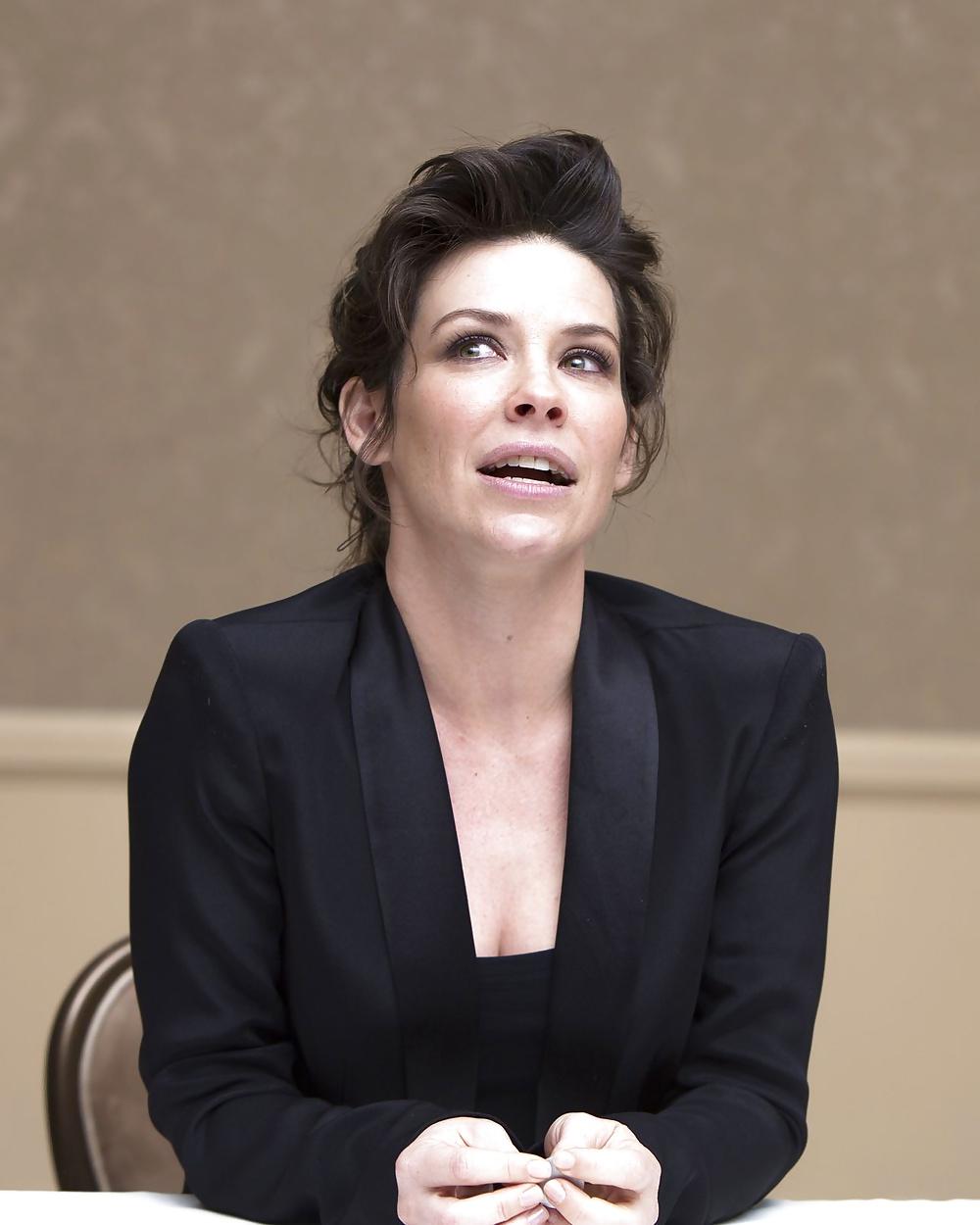 21P Evangeline Lilly   BACK IN BLACK