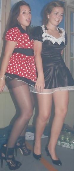 25P Danish teens-113-114-strip party upskirt cleavage 