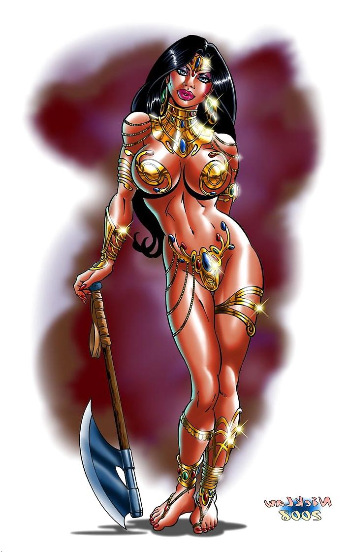 25P Sexy Black Women... Hot Cartoon Chicks 98