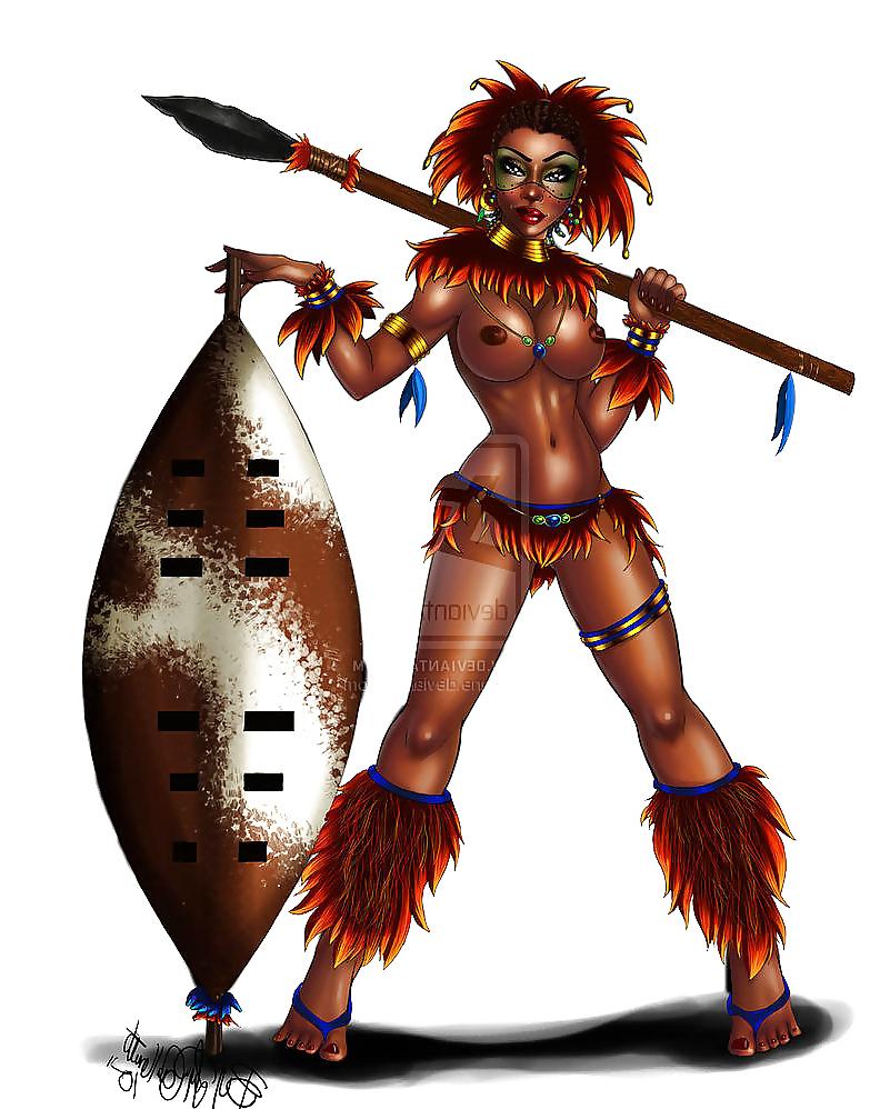 25P Sexy Black Women... Hot Cartoon Chicks 98