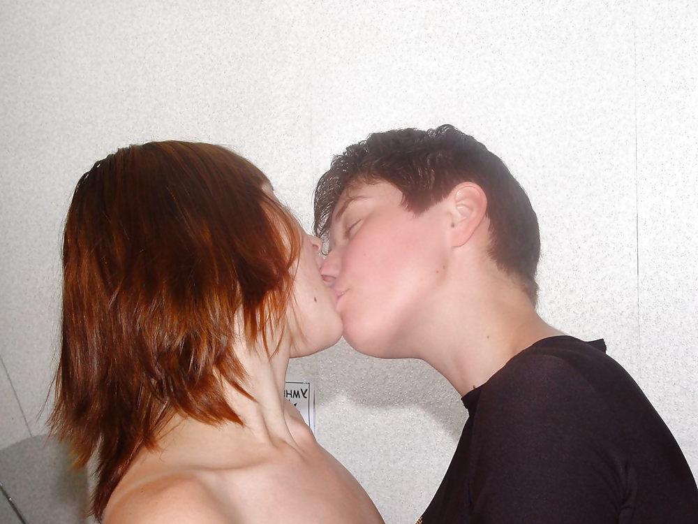25P Short hair russian Olg with girlfriend