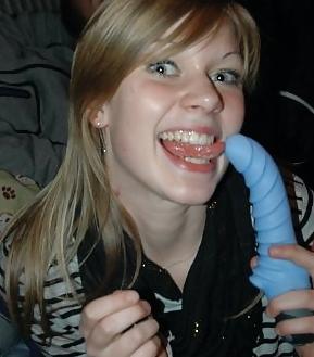 16P Danish teens-53-dildo beach party