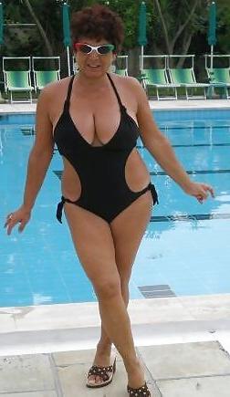 25P Swimsuit bikini bra bbw mature dressed teen big tits - 70