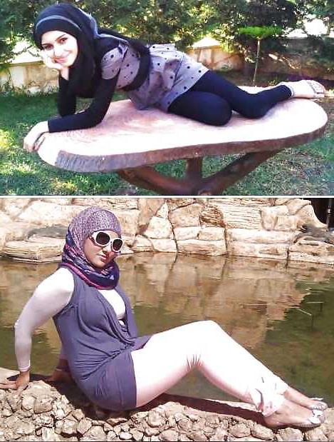 25P Outdoor jilbab hijab niqab arab turkish tudung turban mallu4
