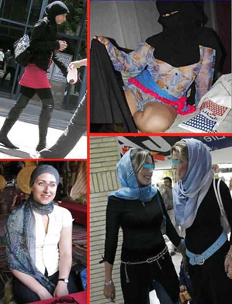 25P Outdoor jilbab hijab niqab arab turkish tudung turban mallu8