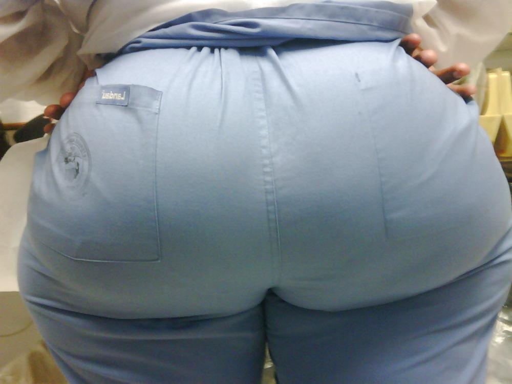 7P Bbw ebony nurse with big booty