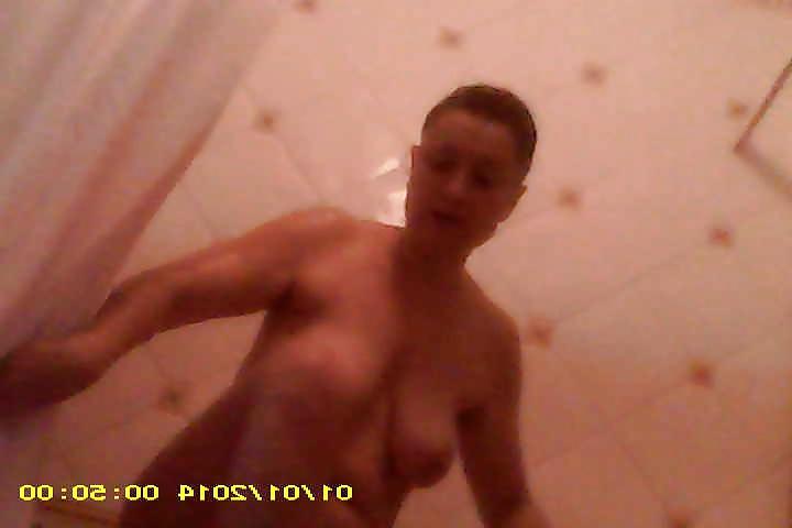 18P Helen, 47 years old - getting into and out of shower