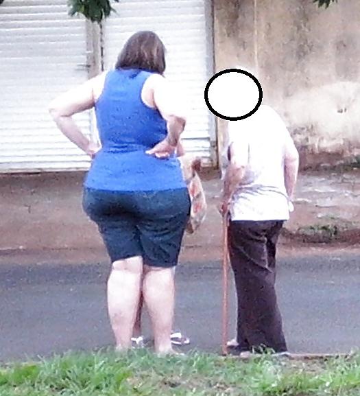 15P Bbw from the backside