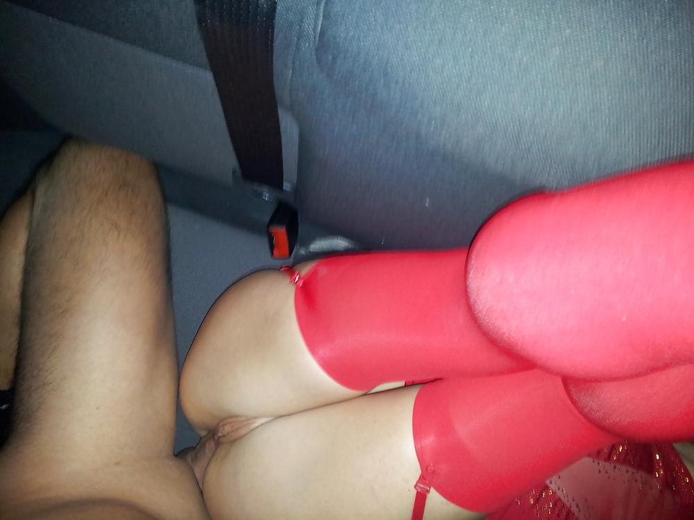 25P Red Stockings Christmas Teen Girl