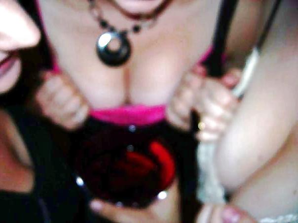 16P Girls showing cleavage