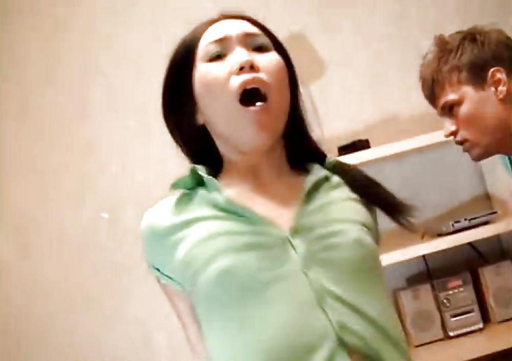 25P Asian Kazakh girls and  Russian boys interracial sex party