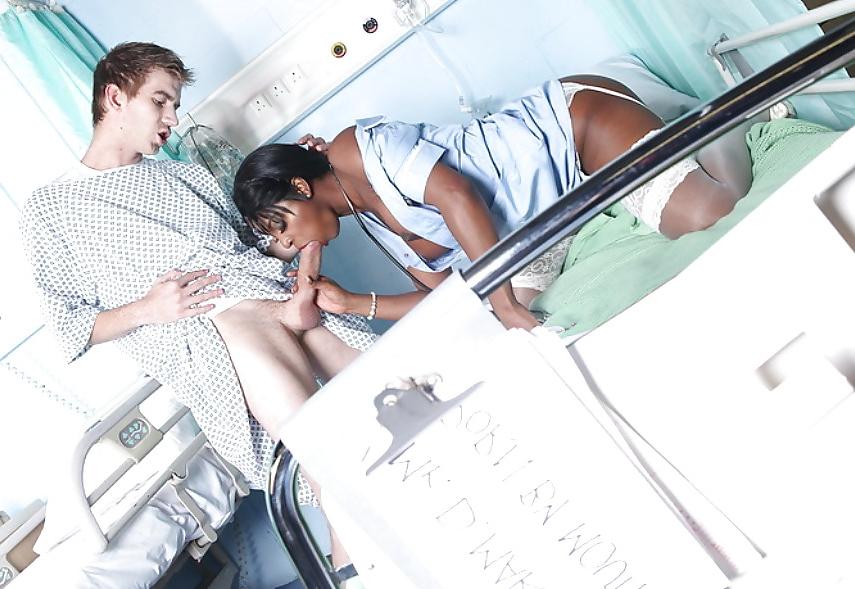 25P Black Brit Jasmine Webb Nurses a Big White Cock